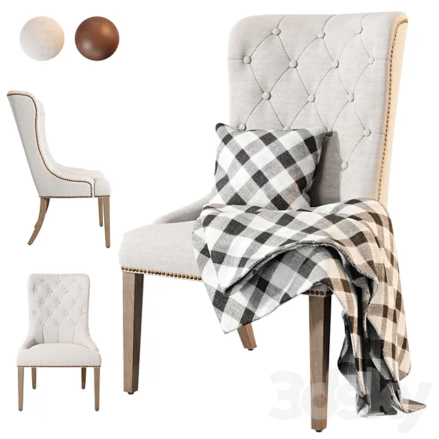 Elouise dining chair 3D Model