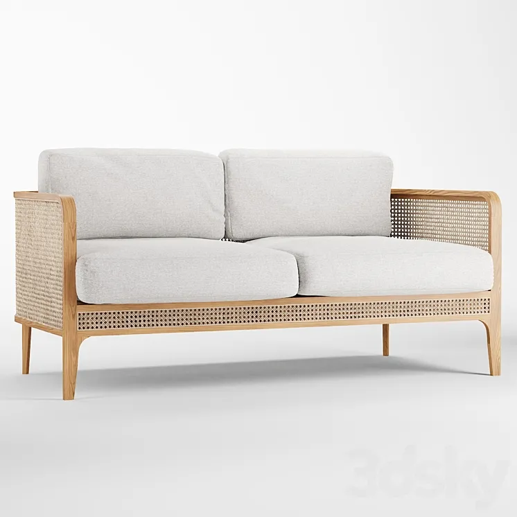Elowyn outdoor sofa 3D Model Free Download