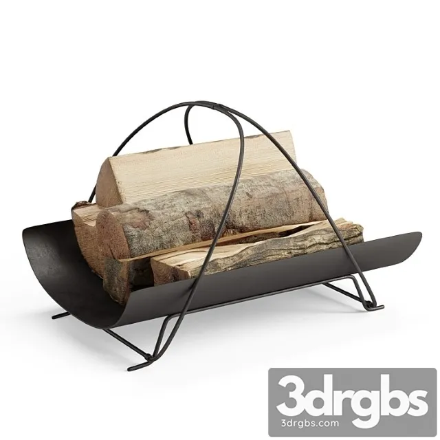 Elspeth Wrought Iron Log Carrier 3D Model Download