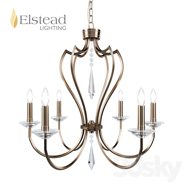 Elstead PM6 DB Pimlico 3DModel