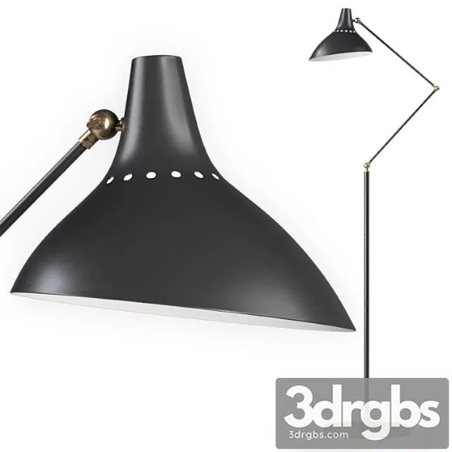 Elte charlton floor lamp 3D Model Download