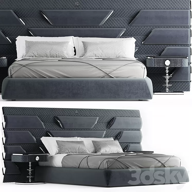 Elve luxury bed 3D Model