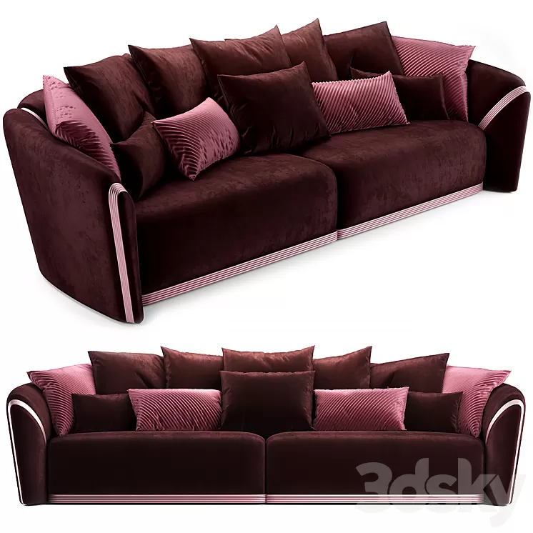 Elve luxury sofa 3D Model