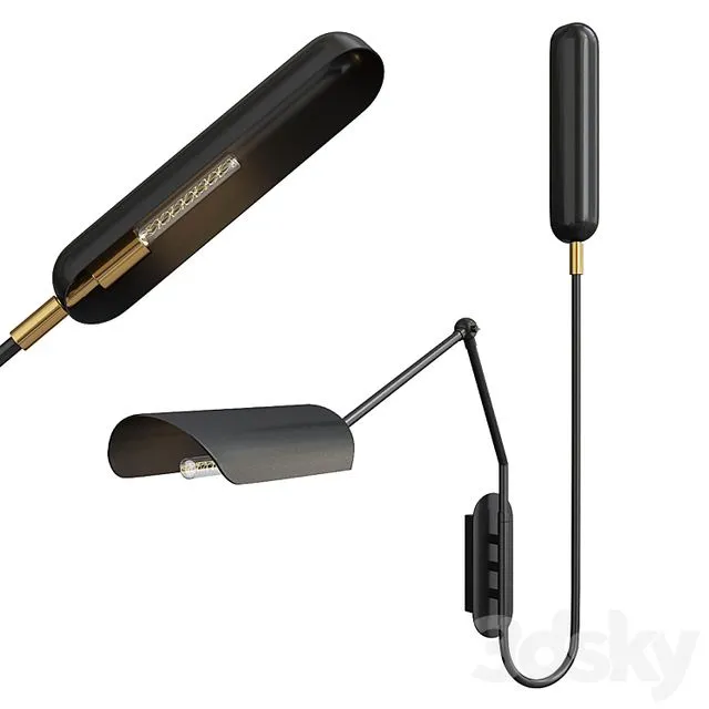 Elvis wall lamp 3D Model Elvis wall lamp 3D Model