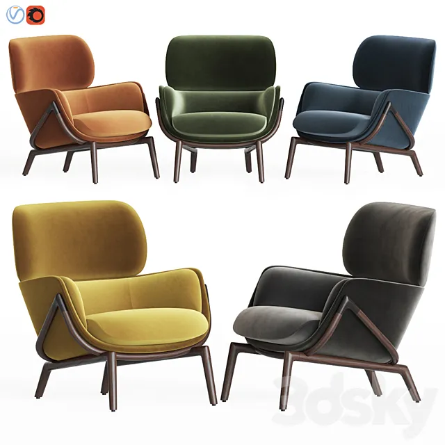 Elysia Lounge Chair Kooku 3DModel