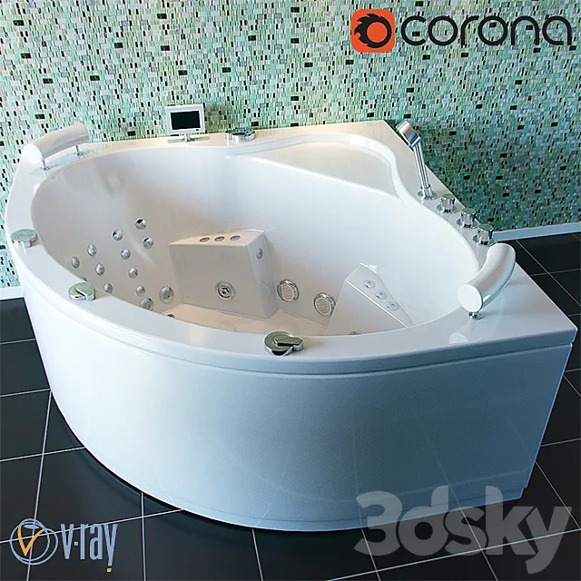 EM _ Hot Tub HW-002 3DModel