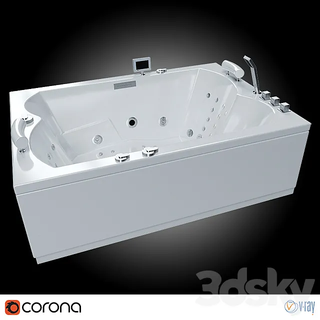 EM _ Hot Tub HW-005 3DModel