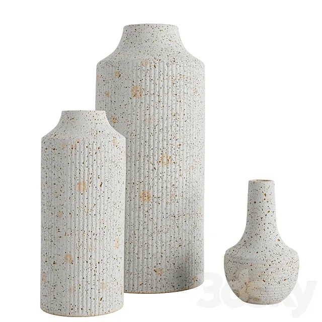 Ema Ceramic Vases 3D Model