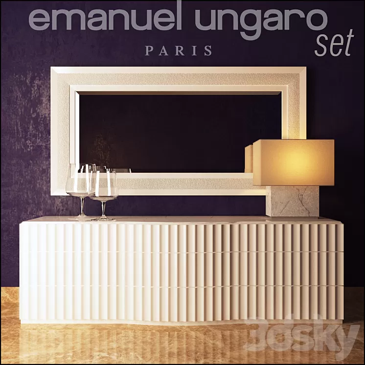Emanuel Ungaro set 3D Model