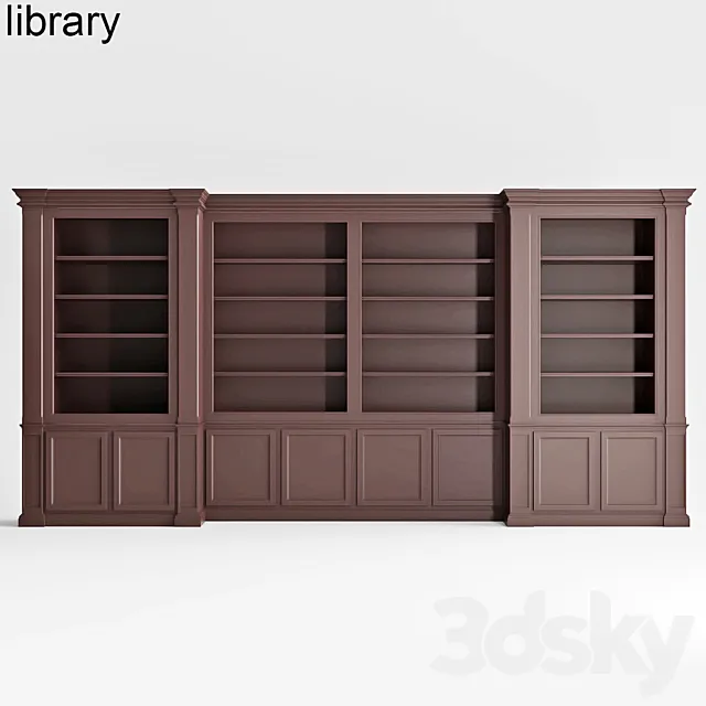 Embedded library 3D Model Embedded library 3D Model