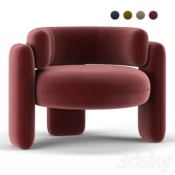 Embrace armchair 3D Model Embrace armchair 3D Model