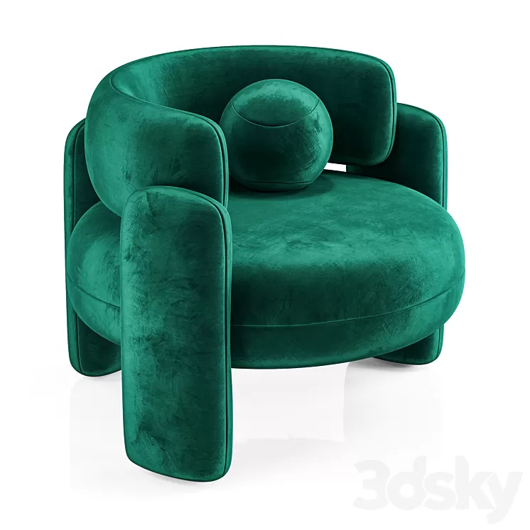 Embrace Armchair by Royal Stranger 3D Model Free Download