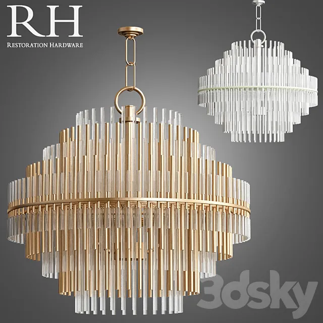 Emile Chandelier Collection RH 3DModel