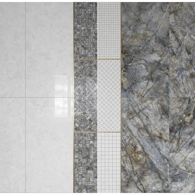 Emilgroup Tele di Marmo Revolution decor s2 3D Model Emilgroup Tele di Marmo Revolution decor s2 3D Model