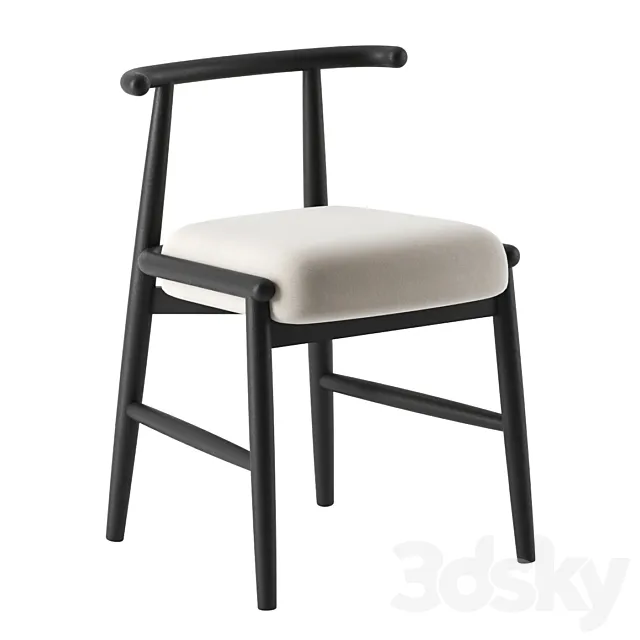 Emilia chair by Meridiani 3D Model Emilia chair by Meridiani 3D Model