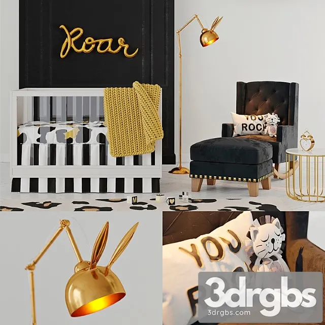 Emily Merritt Rock and Roar Nursery 3D Model Download