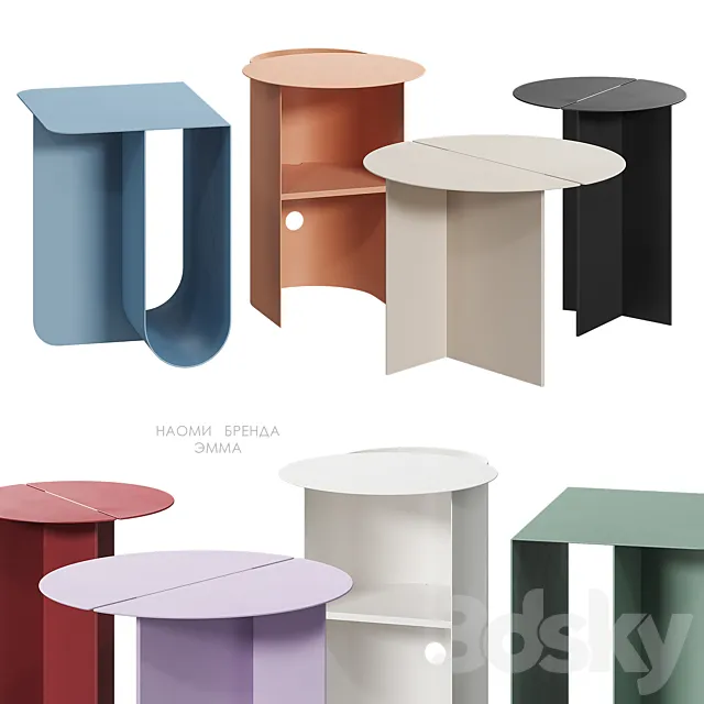 Emma Naomi Brenda tables Divan.ru 3D Model