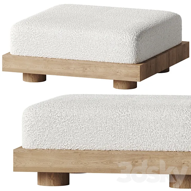 EMMANUELLE SIMON – Nomad Ottoman 3DModel EMMANUELLE SIMON – Nomad Ottoman 3DModel