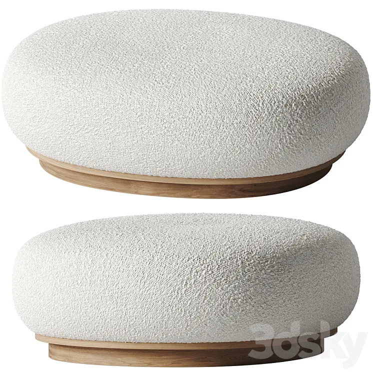 Emmanuelle Simon – Split Ottoman 3D Model Free Download