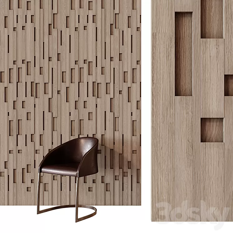 Emmemobili Stelines boiserie 3D Model