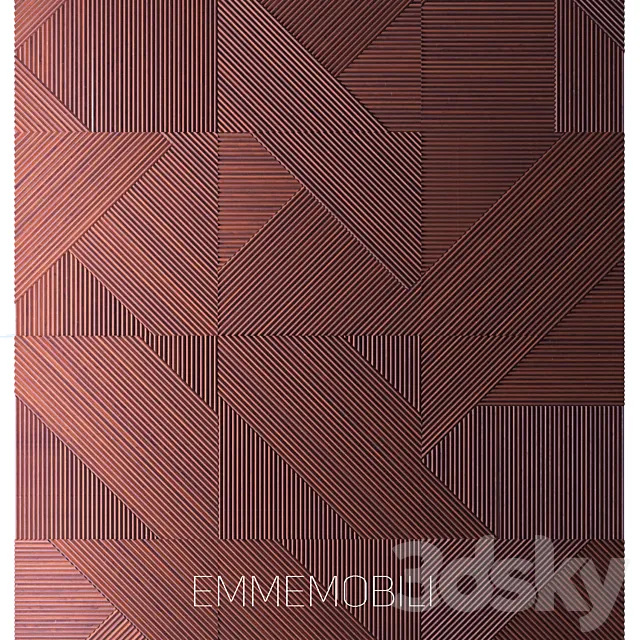 Emmemobili STRIPES BOISERIE 3D Model Emmemobili STRIPES BOISERIE 3D Model