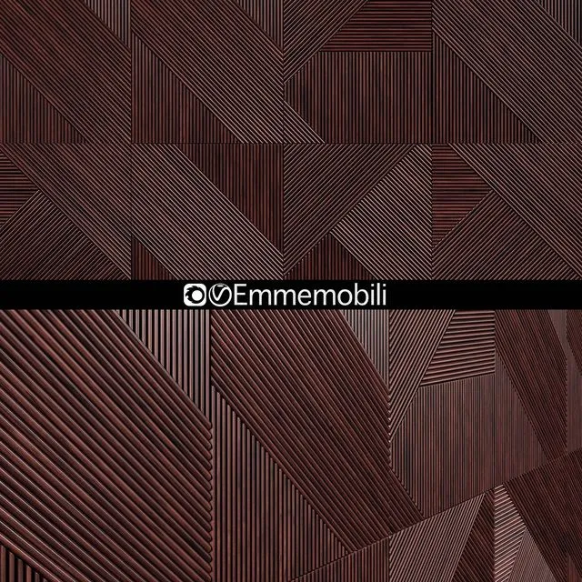 Emmemobili STRIPES BOISERIE panels 3D Model