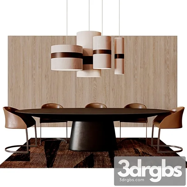 Emmemobili ufo table 30 m х 13 m the black 2 3D Model Download Emmemobili ufo table 30 m х 13 m the black 2 3D Model Download