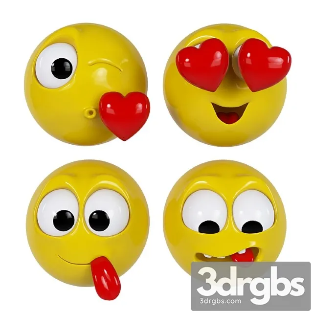 Emoji Pack 3D Model Download