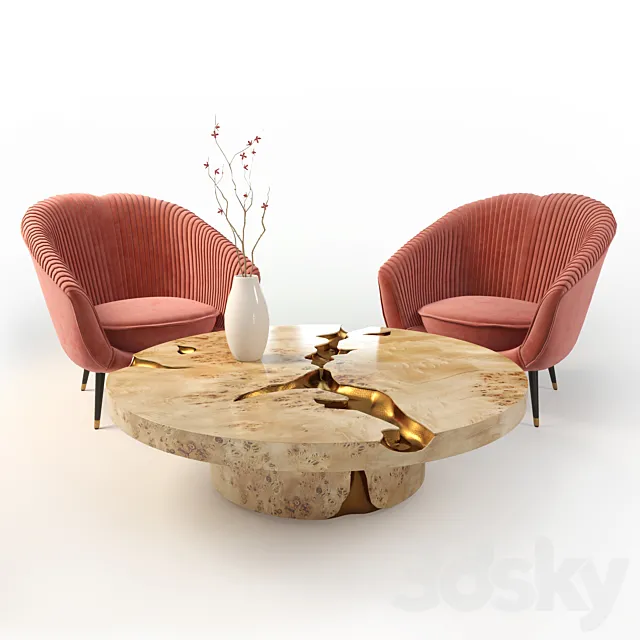 EMPIRE CENTER TABLE 3D Model EMPIRE CENTER TABLE 3D Model