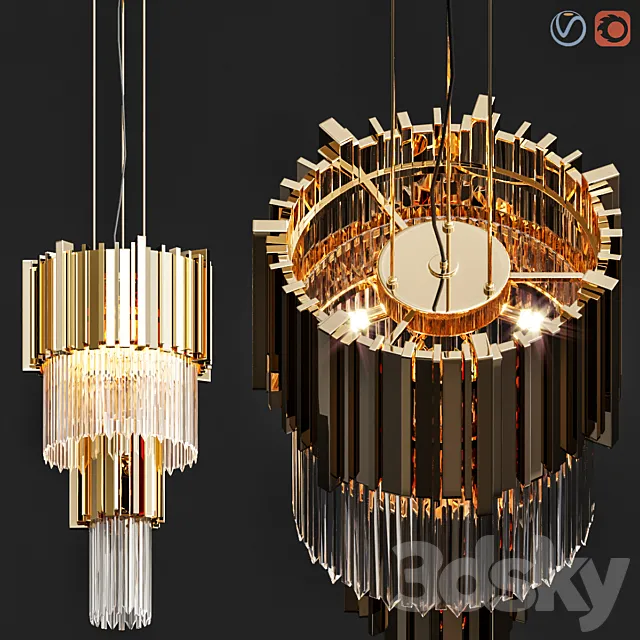 Empire Snooker Suspension 3DModel Empire Snooker Suspension 3DModel