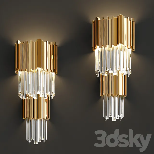 Empire wall 3D Model Empire wall 3D Model