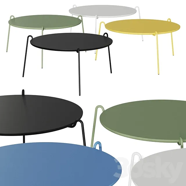 emu Rio R50 Coffee Tables 3D Model