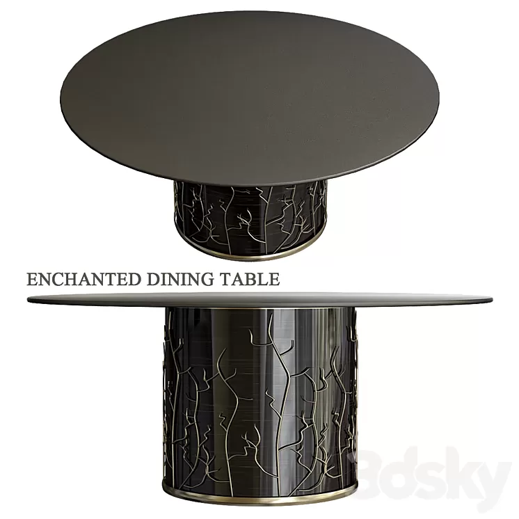 Enchanted Dining Table 3D Model Enchanted Dining Table 3D Model