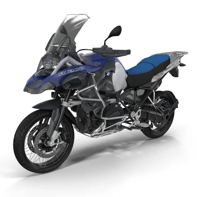 Enduro BMW R1200GS Adventure 2014 3D Model