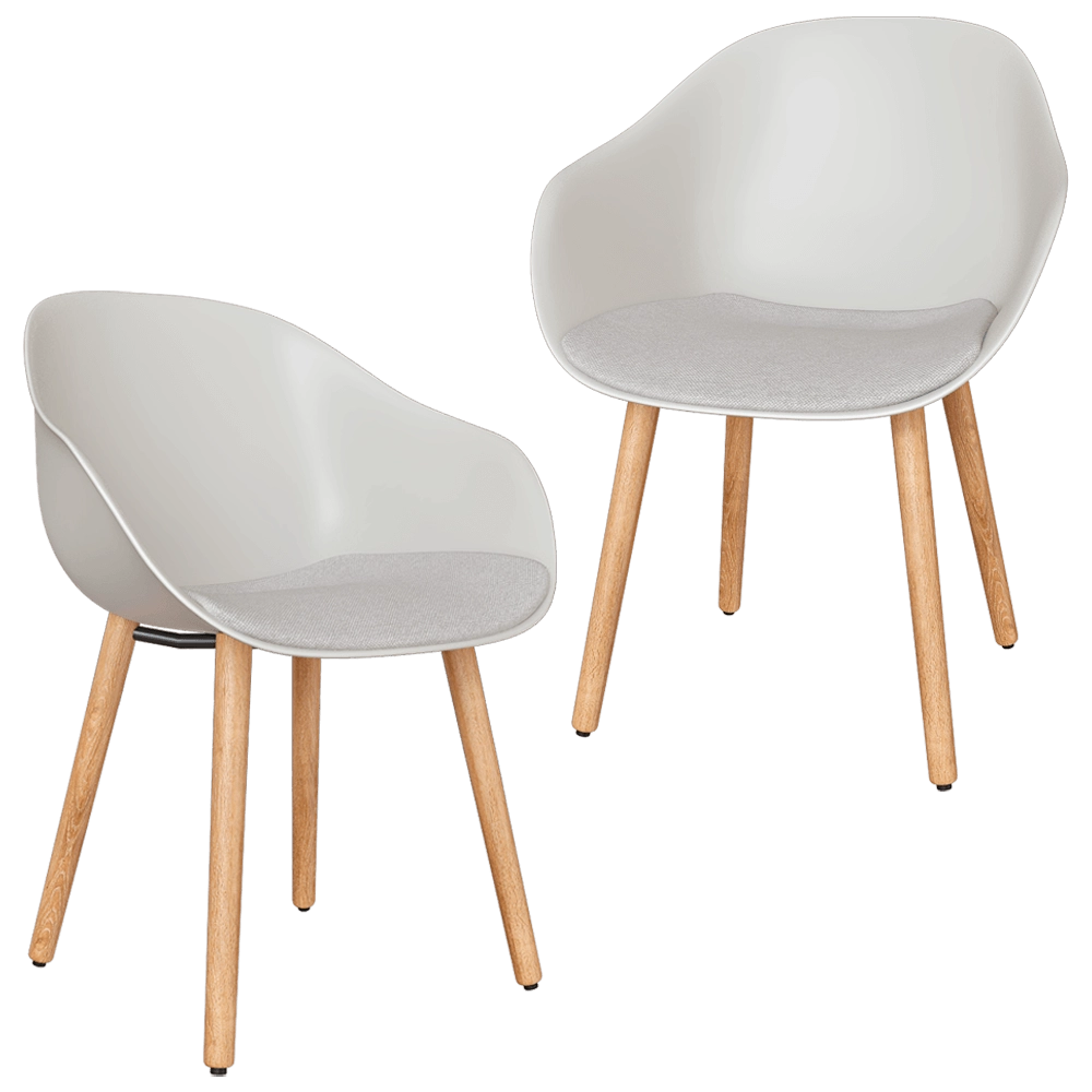 Enea – Аrmchair Silla Lore Wood 3D Model Enea – Аrmchair Silla Lore Wood 3D Model