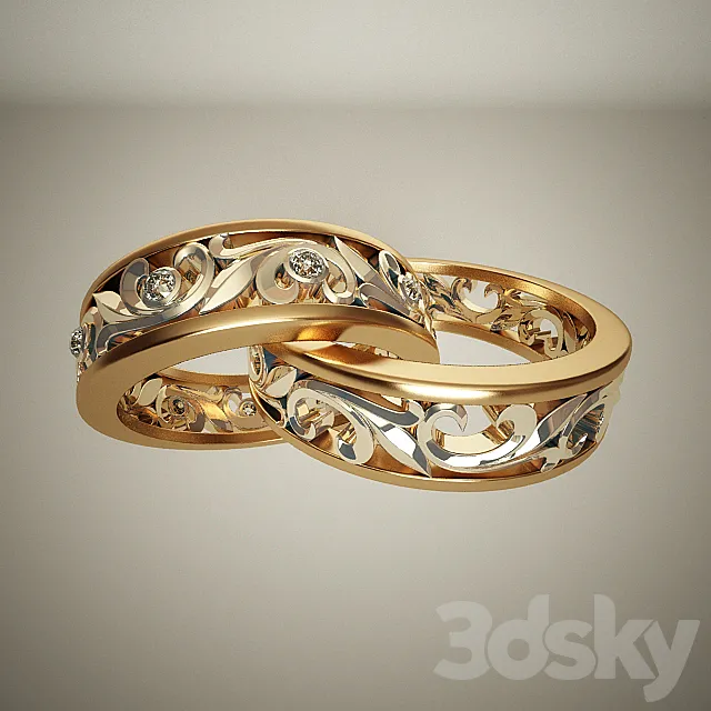Engagement rings 3DModel Engagement rings 3DModel