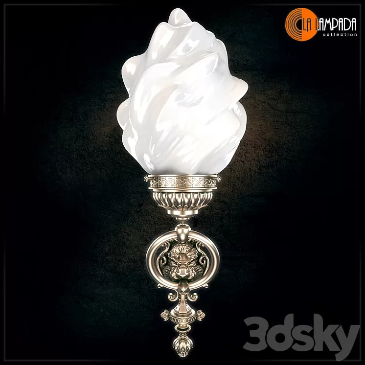 England vintage sconces YU241-t Lalampada 3D Model England vintage sconces YU241-t Lalampada 3D Model