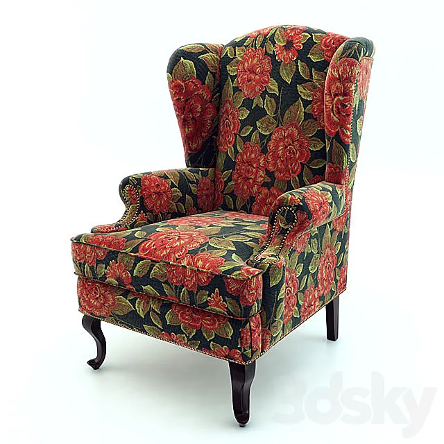 English Chair 3D Model