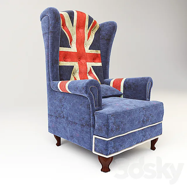 English chair 3DModel English chair 3DModel