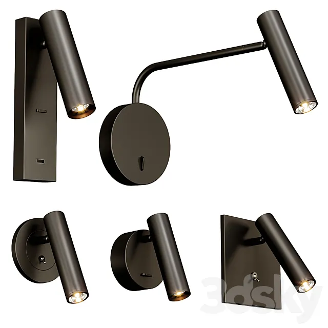 Enna Led Lamp Set 3D Model Enna Led Lamp Set 3D Model