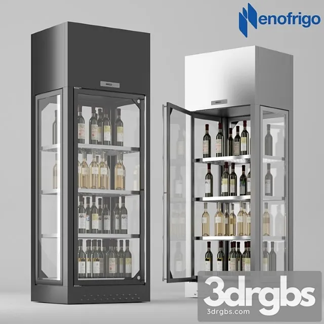 Enofrigio Wine Library 1p Island H220 P60 3D Model Download Enofrigio Wine Library 1p Island H220 P60 3D Model Download