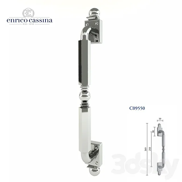 Enrico Cassina C09550 art deco 3D Model