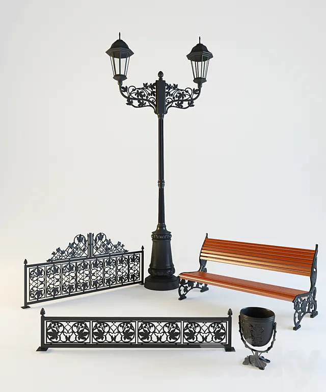 Ensemble “Branch Of Hop” 3D Model Ensemble “Branch Of Hop” 3D Model