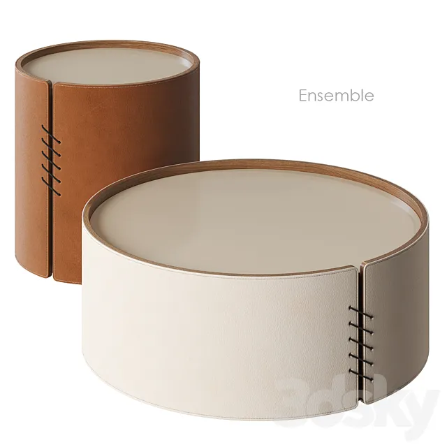 Ensemble coffee table Homary 3DModel Ensemble coffee table Homary 3DModel