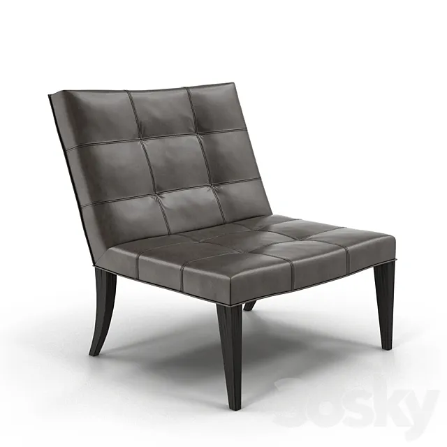 Ensemble Sweeney Club chair 3D Model Ensemble Sweeney Club chair 3D Model