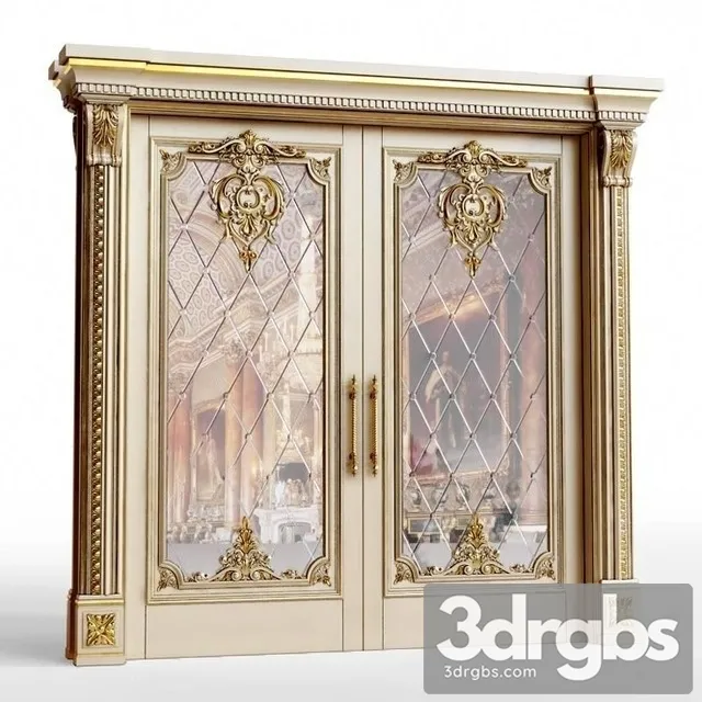 Entrace Classic Door 3D Model Download