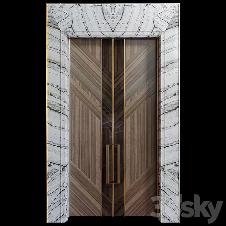 Entrance door 3D Model Free Download