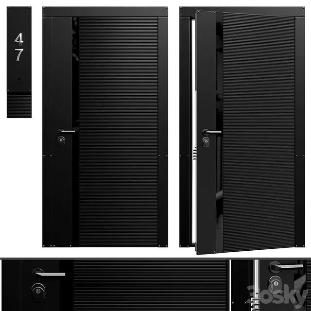 Entrance Door FLEXO 3D Model