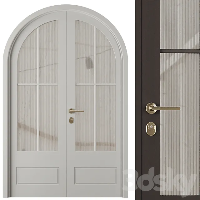 Entrance door set26 3D Model