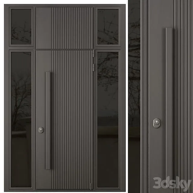 Entrance door set27 3D Model